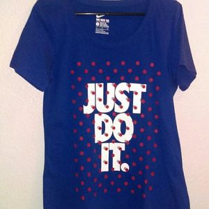 nike polka dot t shirt